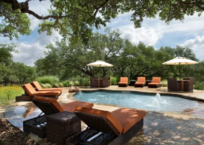 Kiddie pool at boot ranch