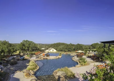 panoramic view of the pool at Boot Ranch