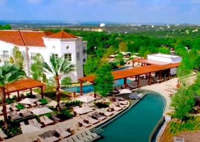 Aerial view of La Canterra Resort and Spa