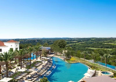 Luxury resort pool at La Canterra in San Antonio