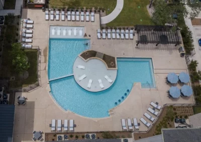 aerial view of the pool at Catalina Dominion