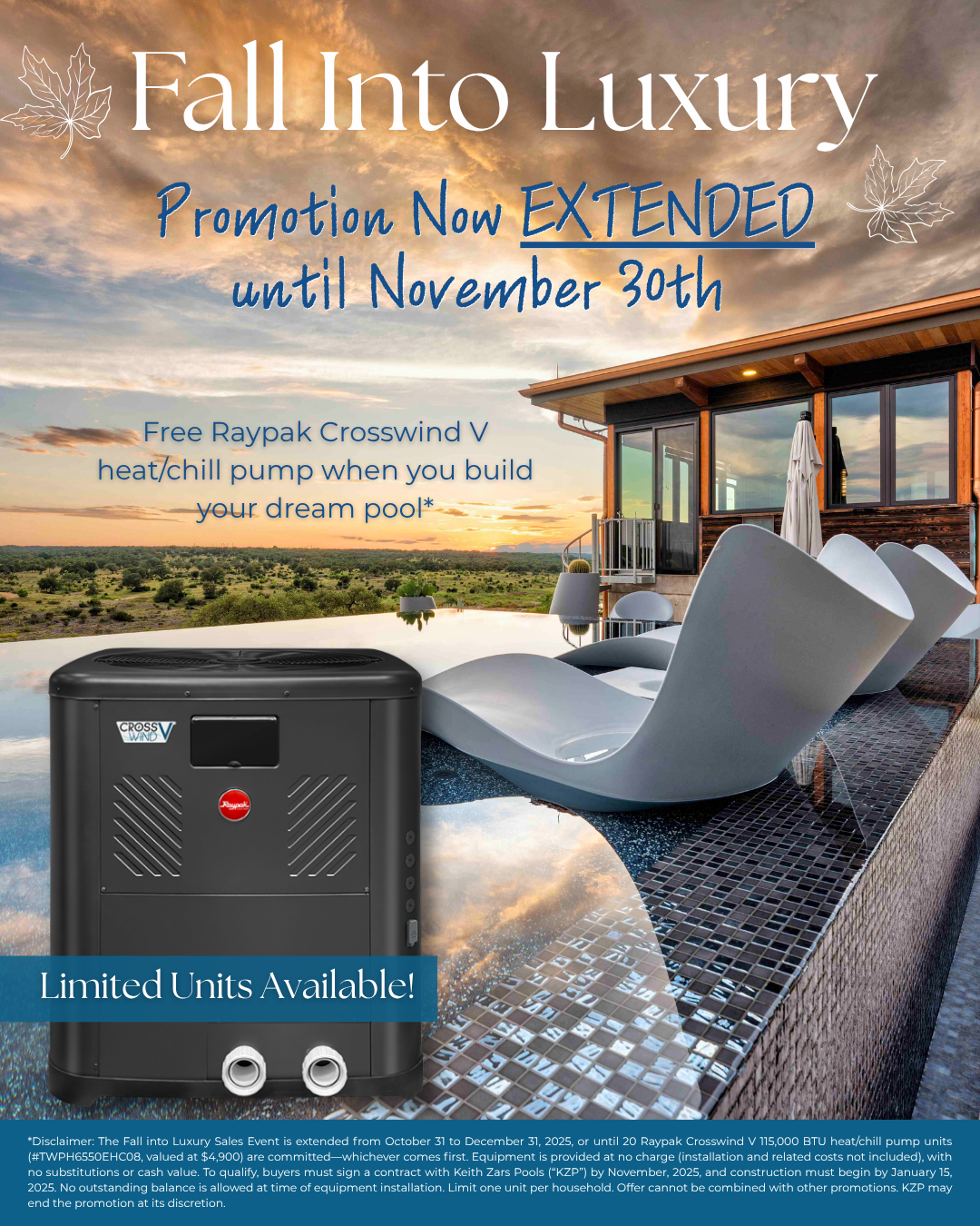 Heat & Chill Pump Promotion extended to November 30th