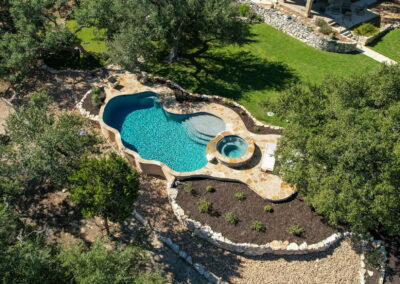italia pool project in Boerne, Texas